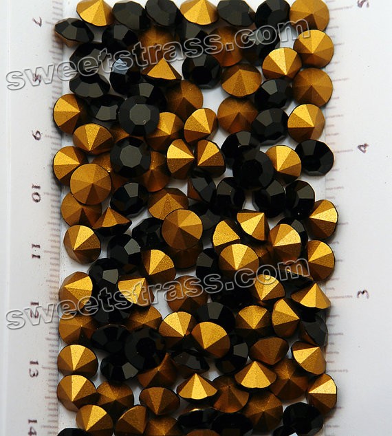 Wholesale Austria Crystals Chatons Jet black SS40