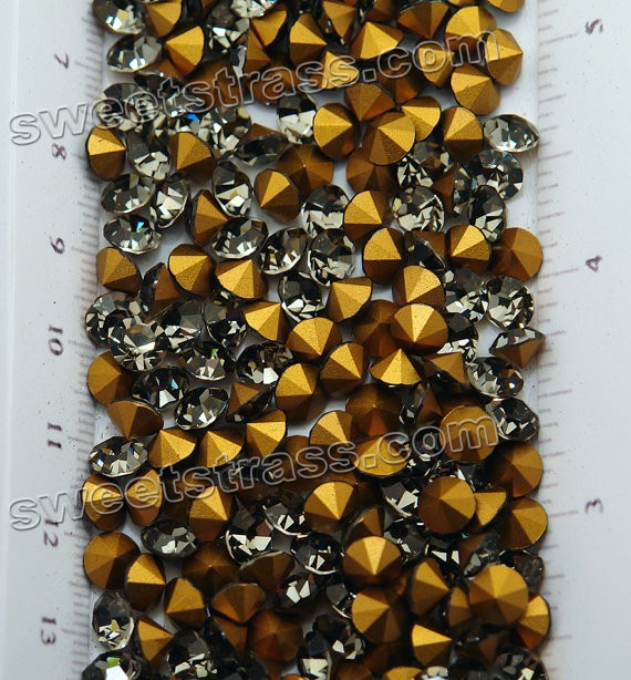 Loose Swarovski Crystals Wholesale Black Diamond SS35