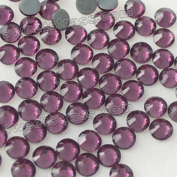 Hotfix Rhinestones Crystals Iron on MC Amethyst SS30