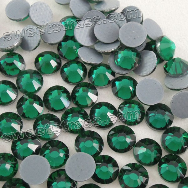 Strass Steine Hotfix Flatback DMC Emerald SS12