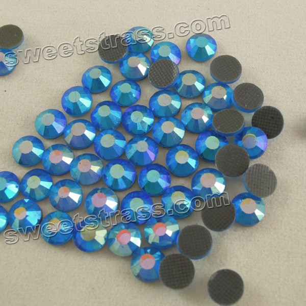 Hotfix Steentjes Groothandel DMC Glass Capri Blue AB SS30