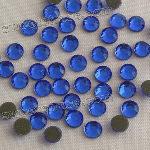 Sapphire Lead Free Rhinestone, Crystal Flat Back