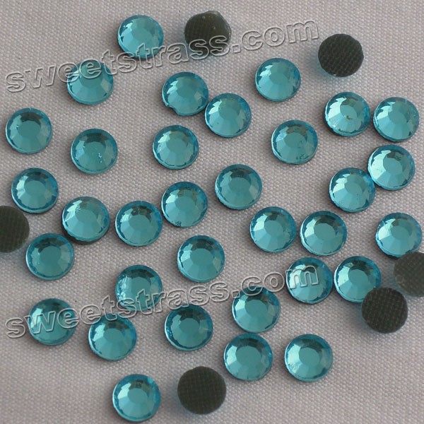 Korean Decorative Rhinestones Aquamarine Rhinestones SS30