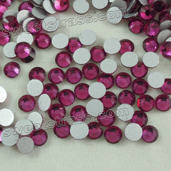 Nail Crystals Non Hotfix Rhinestones For Face Fuchsia