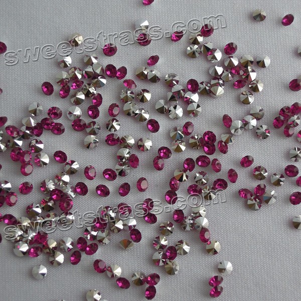 Epoxy Chatons Beads Xilion Chaton Fuchsia