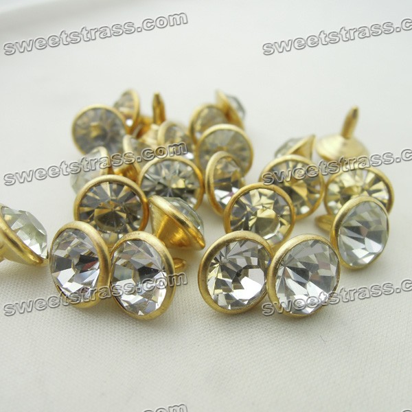 Crystal Rhinestone Stud Spot Spikes Rivets Punk