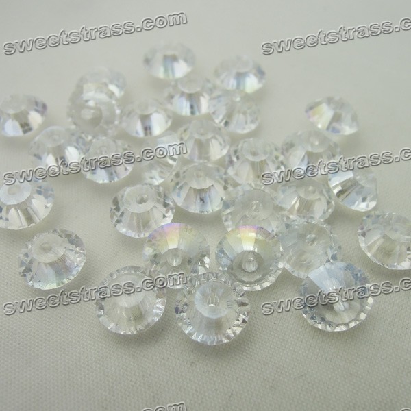 Glass 3mm Bicone Beads Wholesale - Crystal