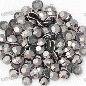 Iron On Rhinestuds - Silve Round