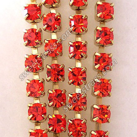 Hyacinth Strass Rhinestone Cup Chain By The Yard Wholesale