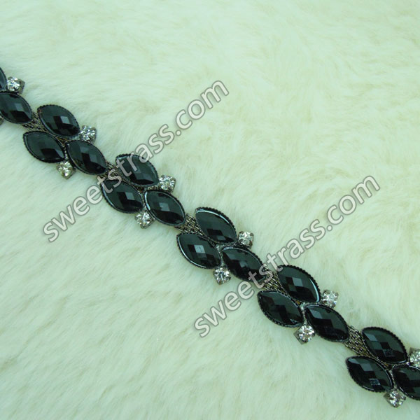 Wholesale Glass Rhinestone Jewelry Cup Chain Trim