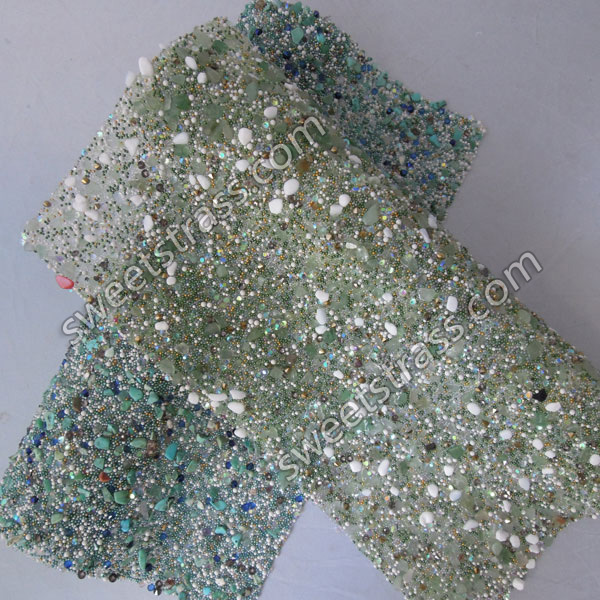 Wholesale Hotfix Adhesive Beaded Rhinestone And Gemstone Sheets