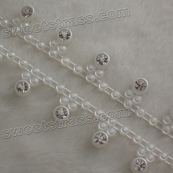 2015 Fashion Crystal Rhinestone Ribbon For Wedding Wholesale