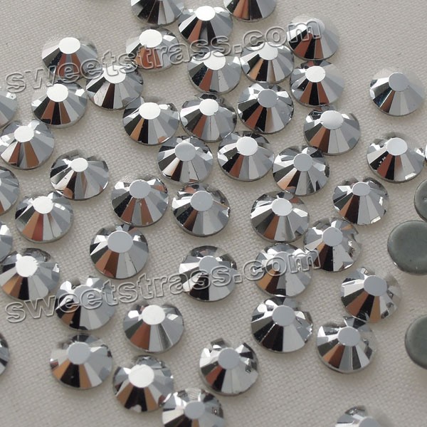 ​China Supplier Wholesale Silver Hematite Crystal Hotfix Rhinestone Strass