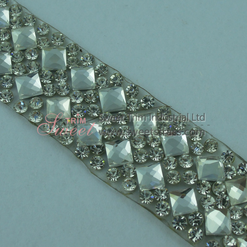 Heat Press Crystal Rhinestone Sheet And Trim