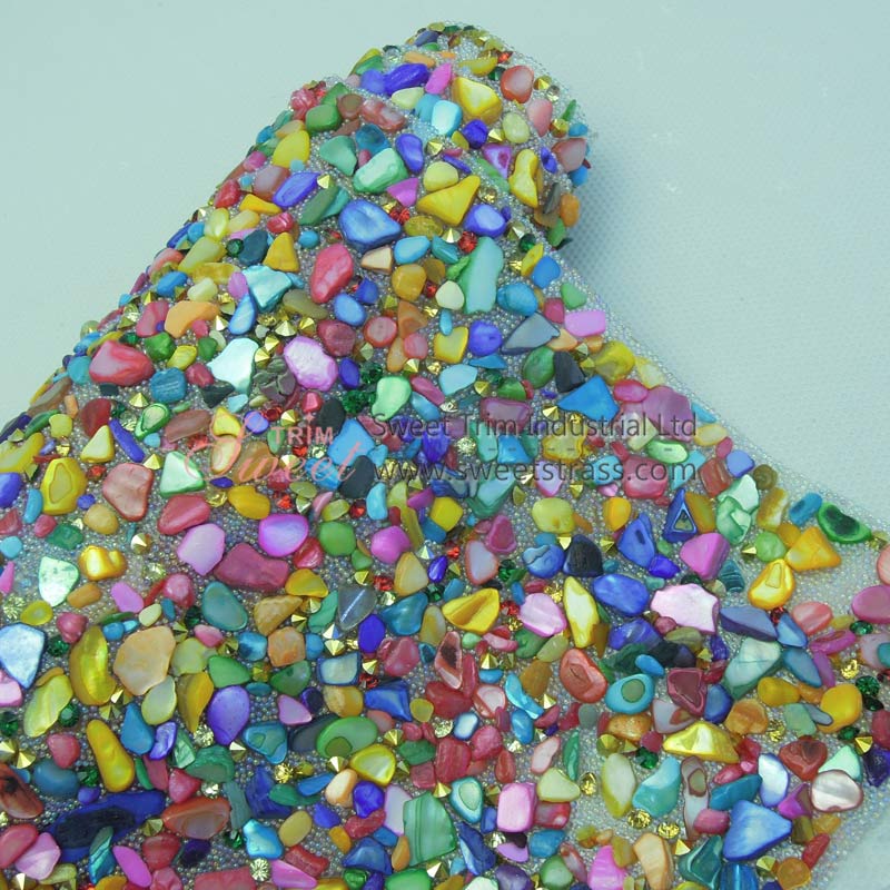 24*40CM Rhinestone Hotfix Sticky Sheet Trimming