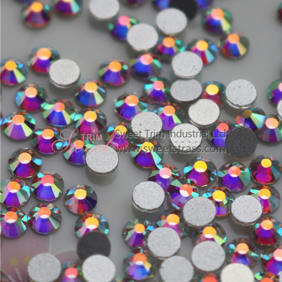 <b>Wholesale Flatback Non Hot Fix Rhinestone Crystal AB ss3-ss40</b>