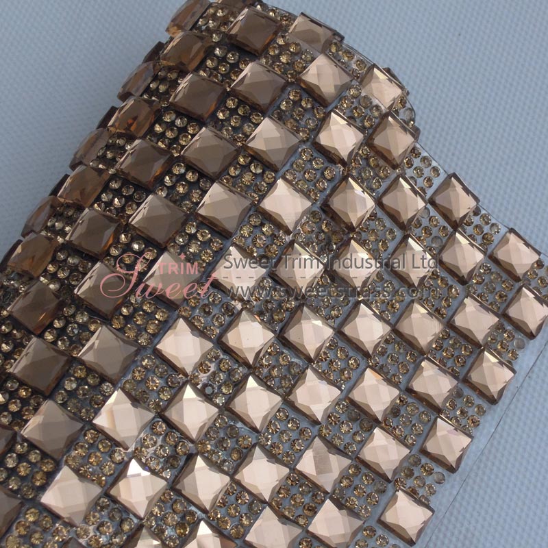 8mm Square Hot fix Strass Rhinestone Sticker Wholesale