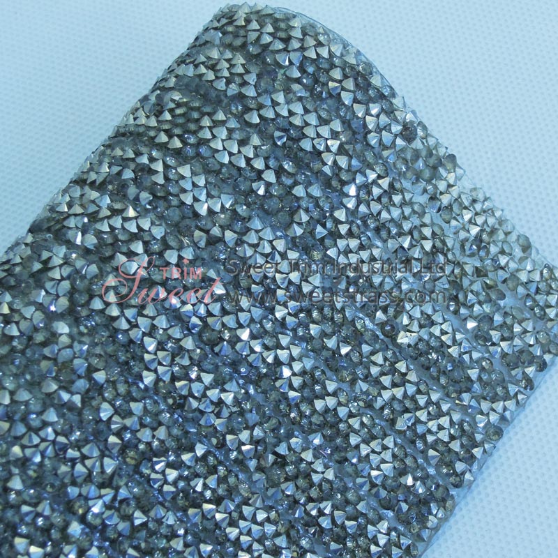 1cm Cut Epoxy Rhinestone Hot Fix Sticker Trim