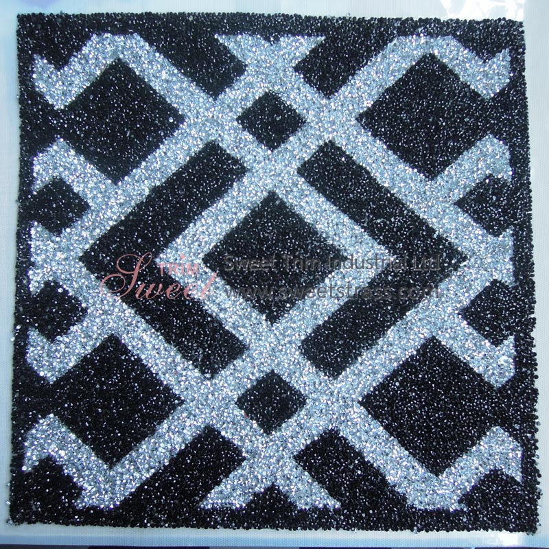 15*15 inch Square Crystal Placemat, Iron on Diamond Sheet