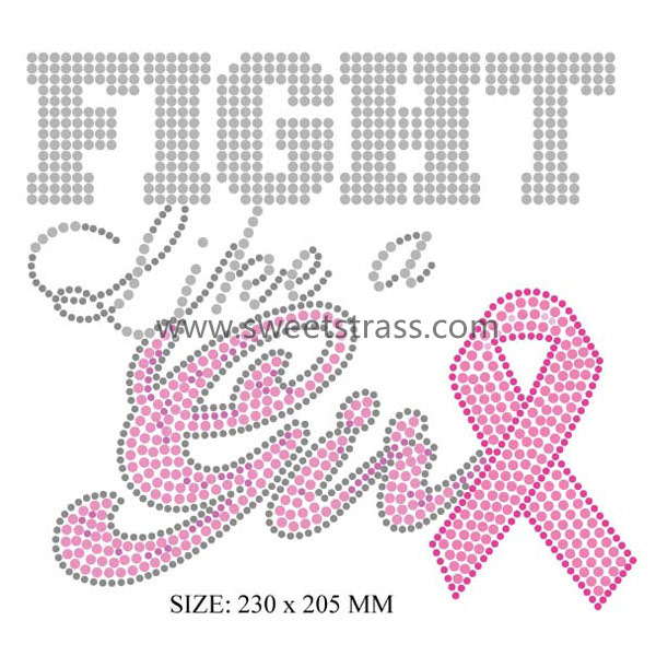 Letter Hot Fix Motif Strass Rhinestone Transfer