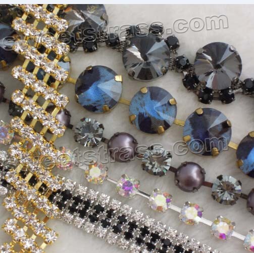 Shoes Rhinestone Chain Trimming Wholesale