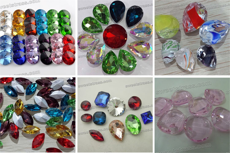 Fancy Stone Pointed Back Crystals Rivoli Beads Wholesale