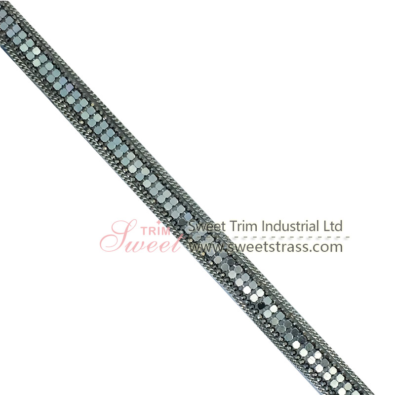 Hot selling rhinestone applique trim for shoes handbag accessories