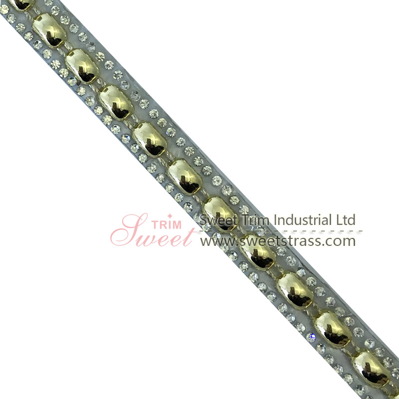 hot fix rhinestone applique tape with glue on the back