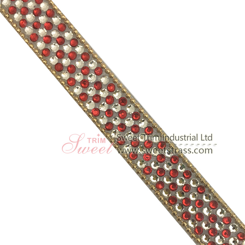 Wholesale PandaHall 20mm Crystal Rhinestone Trim Hotfix Ribbon Colorful  Artificial Gem Stone Applique Chain Embellishment for Wedding Bridal Dress  Shoes Phone Decor Costume Accessories Jewellery DIY 1m/1 Yard 