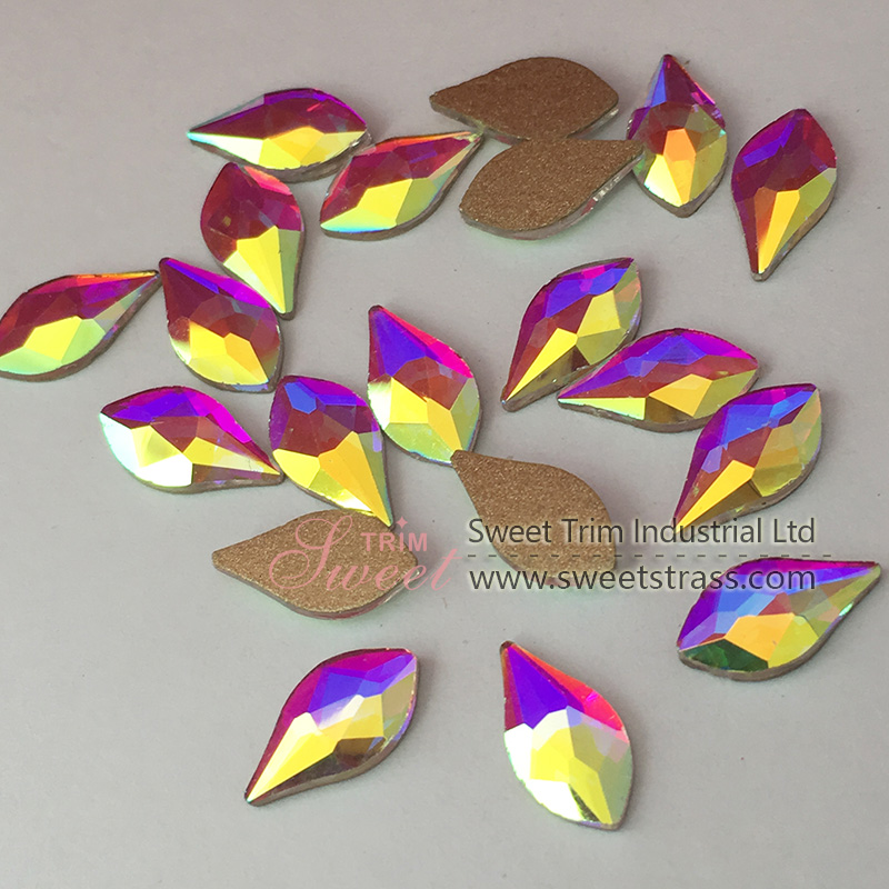 DIY accessories crystal AB color star shape 3D non hotfix rhinestone crystal nailart