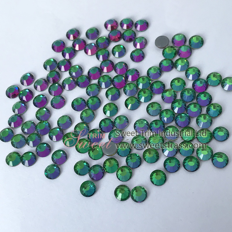 Customized bulk order randon size and color crystal glass hotfix rhinestones