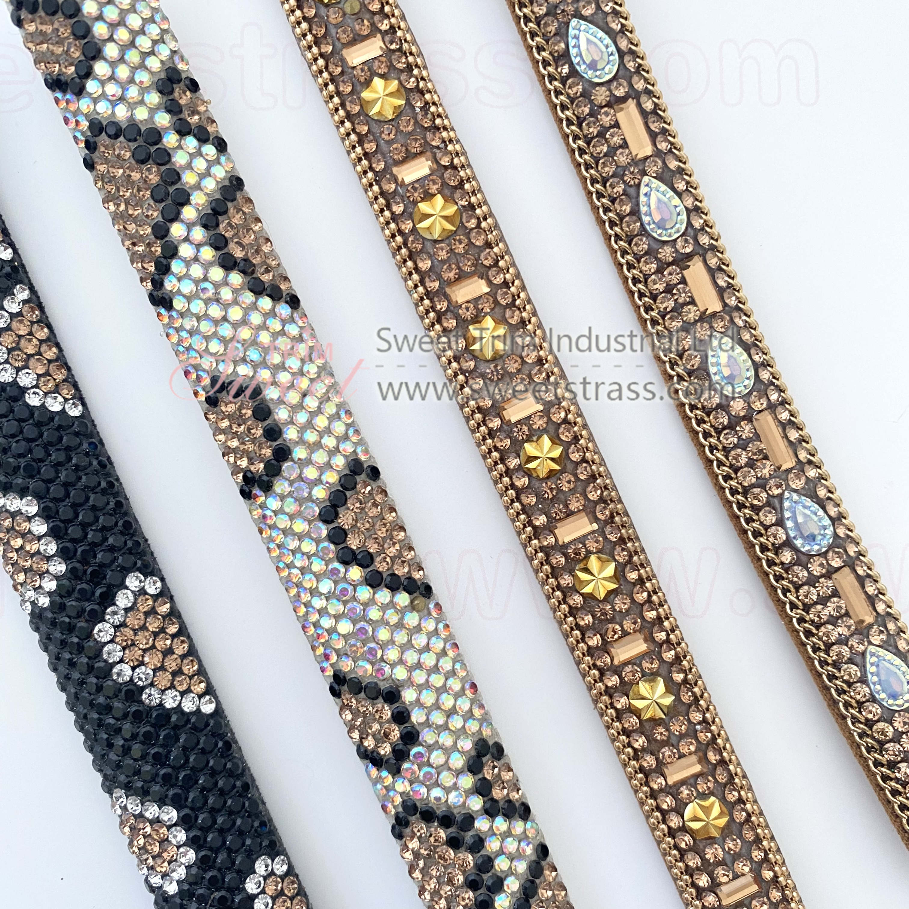 New Design Rhinestone Crystal Rope Crystal Rhinestone Hoodie Strings Rope Rhinestone Rope For Sandal Accessories