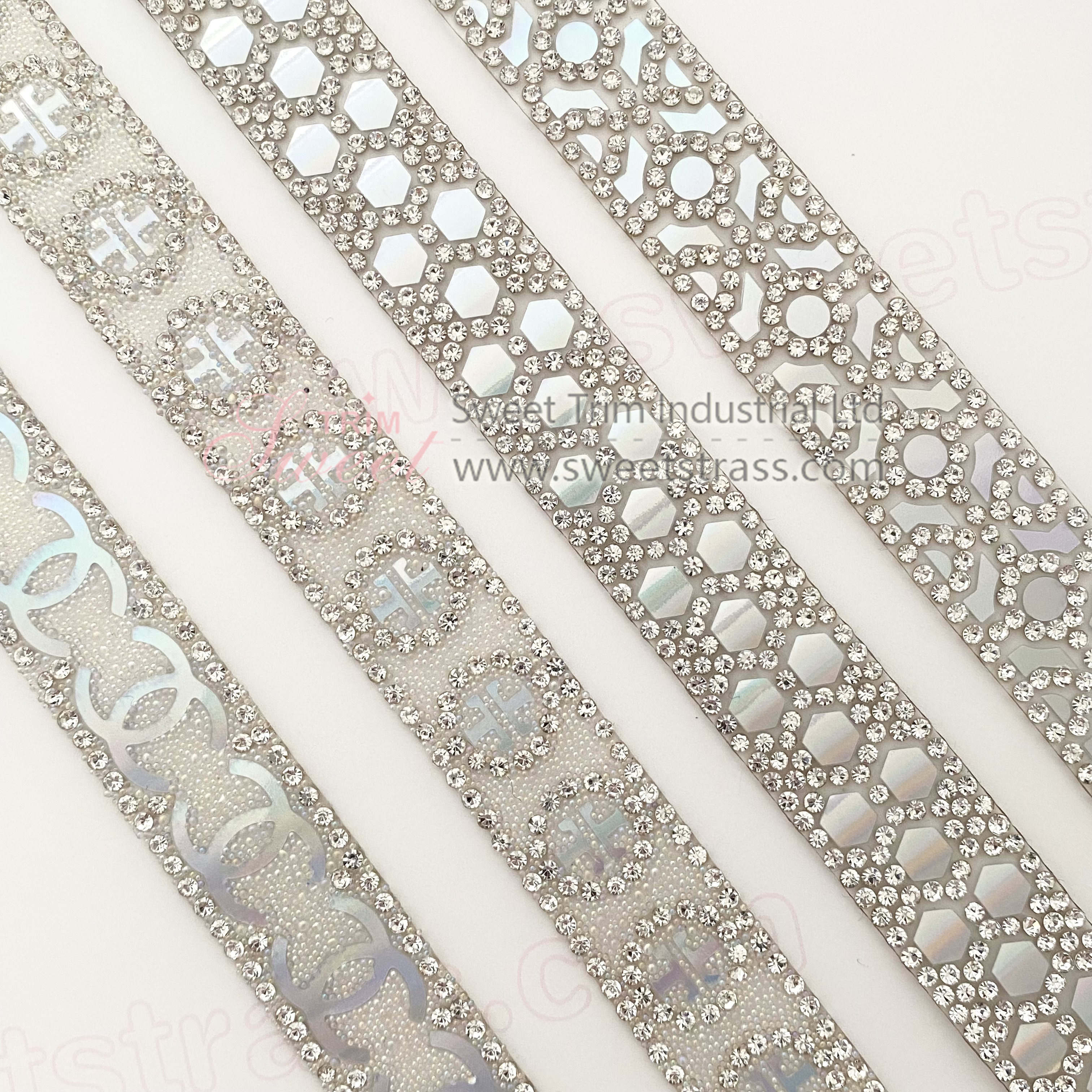 wholesale 6mm crystal Rhinestone sandal Strass Strip Rhinestone Rope for shoes