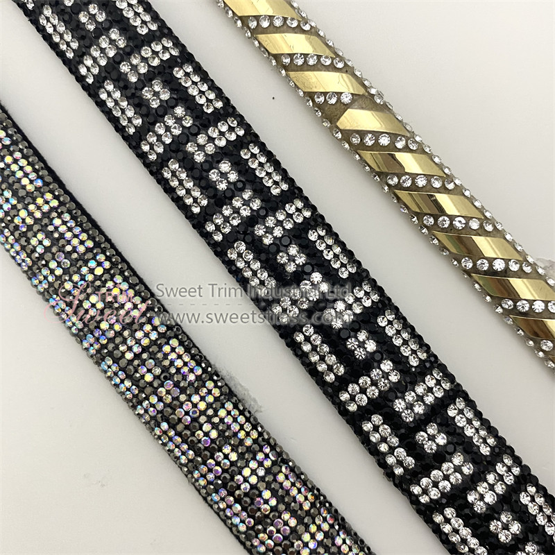 <b>120cm Crystal beaded rhinestone trimming rope for costumes</b>